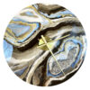 Geode Clock embellished