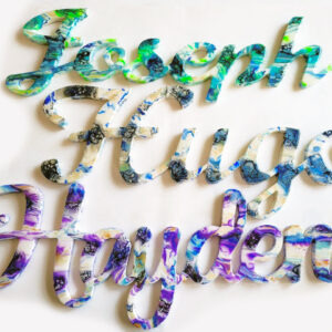 Alternative view of Script Letters, Names & Words