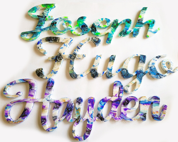 Script Letters, Names & Words - Image 2